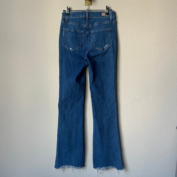 PAIGE High Rise Laurel Canyon Flare Jeans in Empire Size 25 - Picture 3 of 6